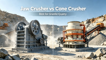 颚式破碎机与圆锥破碎机：适用于花岗岩 quarry 的最佳选择