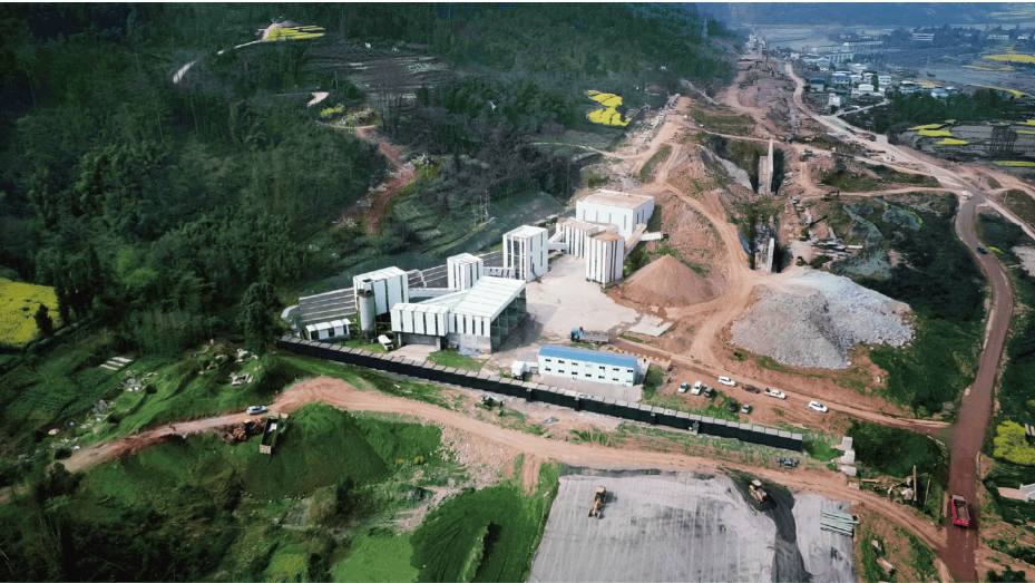 四川-西藏铁路 中国铁路十一局高品质骨料项目